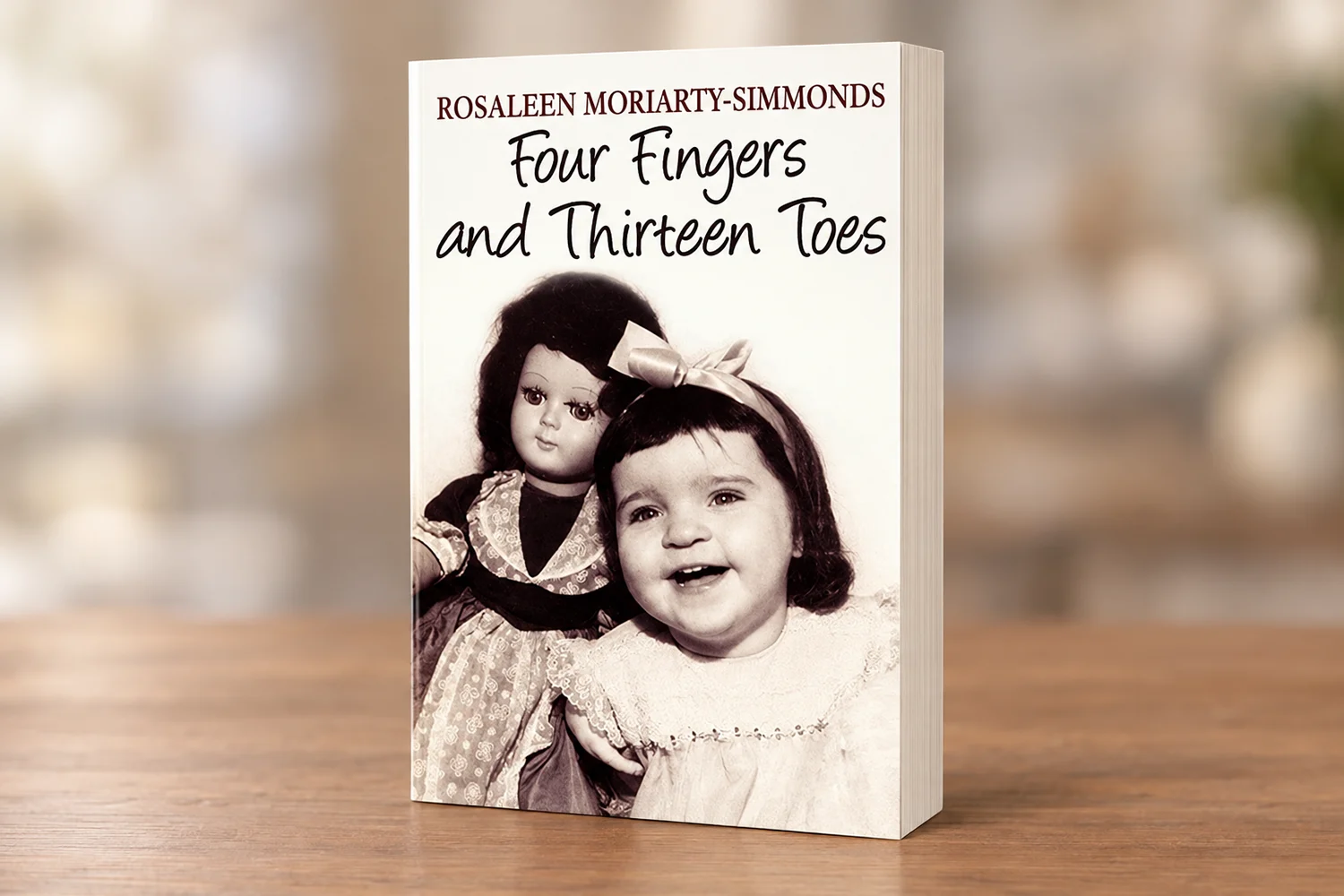 Rosaleen Moriarty-Simmonds: Four Fingers and Thirteen Toes KI-Simulation des Buchtitels